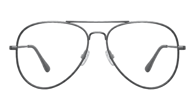 Aviator frame shape